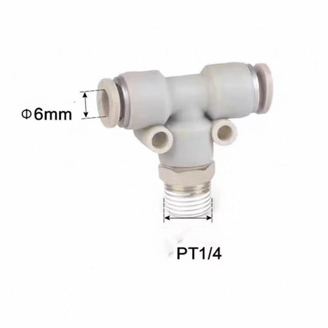 Airtac  Tee and above series: APB T type threaded tee  - APB6-02
