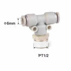 Airtac  Tee and above series: APB T type threaded tee  - APB6-04
