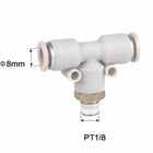 Airtac  Tee and above series: APB T type threaded tee  - APB8-01