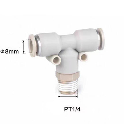 Airtac  Tee and above series: APB T type threaded tee  - APB8-02