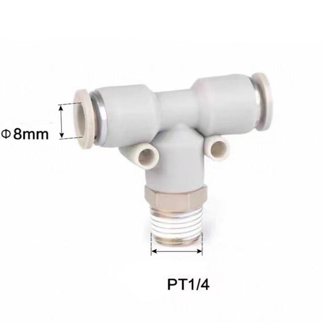 Airtac  Tee and above series: APB T type threaded tee  - APB8-02