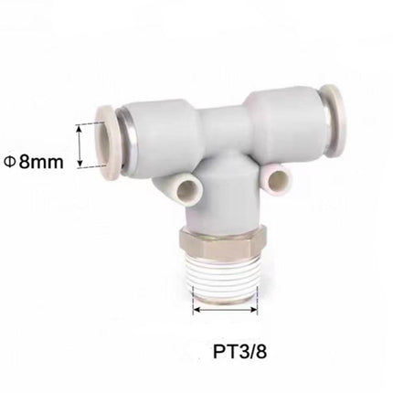 Airtac  Tee and above series: APB T type threaded tee  - APB8-03