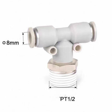 Airtac  Tee and above series: APB T type threaded tee  - APB8-04