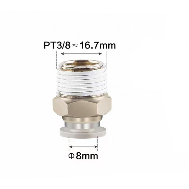 Airtac  Two-way series: APC thread straight-through  - APC8-03