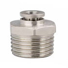 Airtac  All-copper quick plug-in type, lock nut type series: APCT all-copper thread straight-through  - APCT10-04