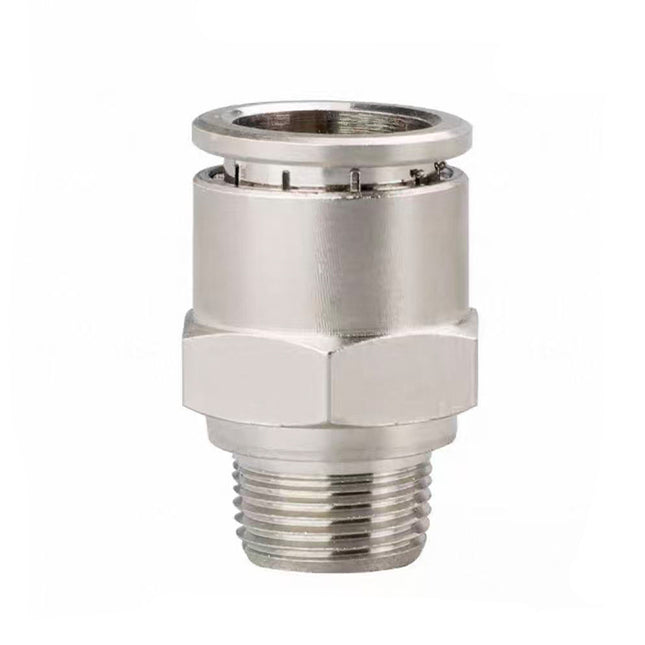 Airtac  All-copper quick plug-in type, lock nut type series: APCT all-copper thread straight-through  - APCT12-02