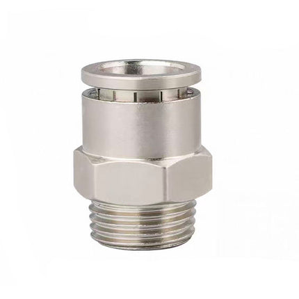 Airtac  All-copper quick plug-in type, lock nut type series: APCT all-copper thread straight-through  - APCT12-03