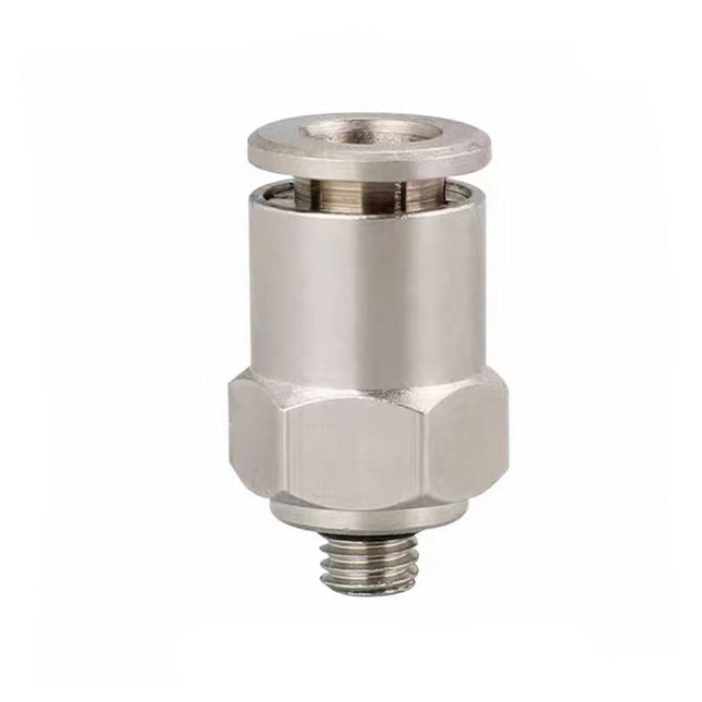 Airtac  All-copper quick plug-in type, lock nut type series: APCT all-copper thread straight-through  - APCT4-M5