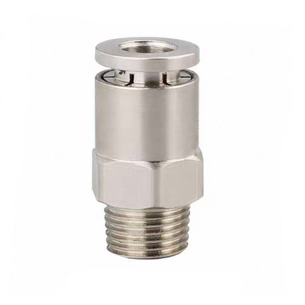 Airtac  All-copper quick plug-in type, lock nut type series: APCT all-copper thread straight-through  - APCT6-01