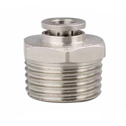 Airtac  All-copper quick plug-in type, lock nut type series: APCT all-copper thread straight-through  - APCT8-04