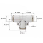 Airtac  Tee and above series: APE T type tee  - APE10