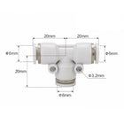 Airtac  Tee and above series: APE T type tee  - APE6
