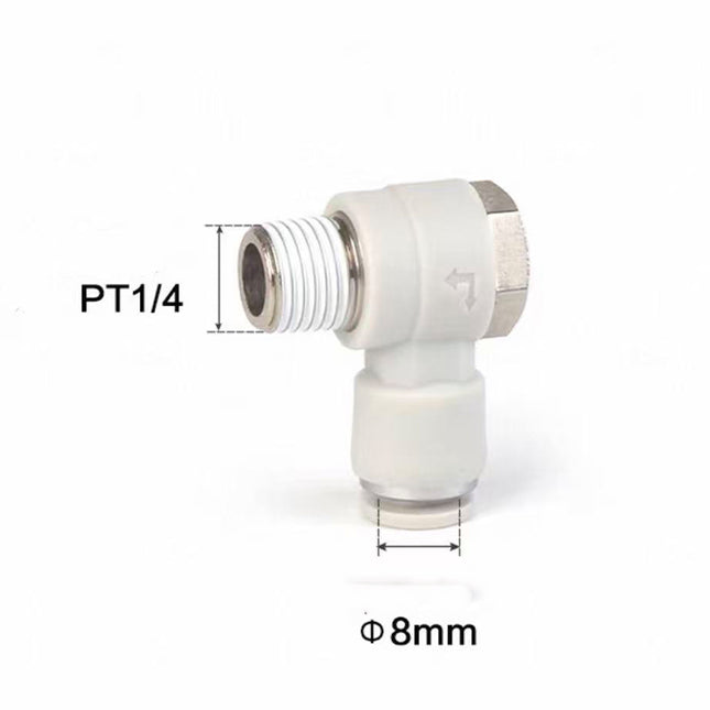 Airtac  Two-way series: APH external hexagon toggle joint  - APH8-02