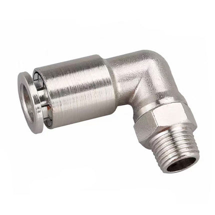 Airtac  All-copper quick plug-in type, lock nut type series: APLT all-copper L-shaped thread straight-through  - APLT4-01