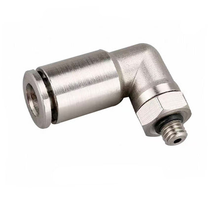 Airtac  All-copper quick plug-in type, lock nut type series: APLT all-copper L-shaped thread straight-through  - APLT4-M5