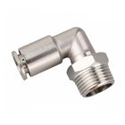 Airtac  All-copper quick plug-in type, lock nut type series: APLT all-copper L-shaped thread straight-through  - APLT8-02