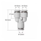 Airtac  Tee and above series: APY Y Y type tee  - APY12
