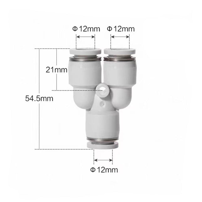 Airtac  Tee and above series: APY Y Y type tee  - APY12