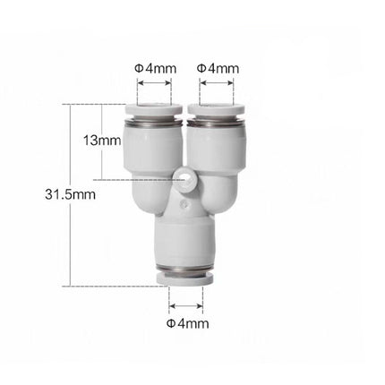Airtac  Tee and above series: APY Y Y type tee  - APY4