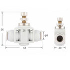 Airtac  Pipe-connected one-way throttle valve  - ASA8