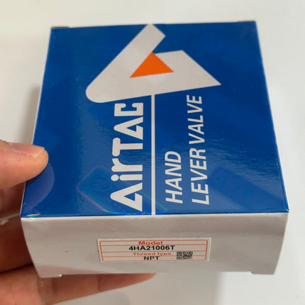 Airtac 4HA210-06: Hand Valve. Toggle Style - 4HA21006T