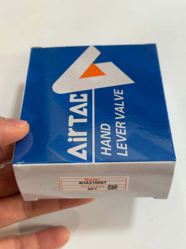 Airtac 4HA210-06: Hand Valve. Toggle Style - 4HA21006T