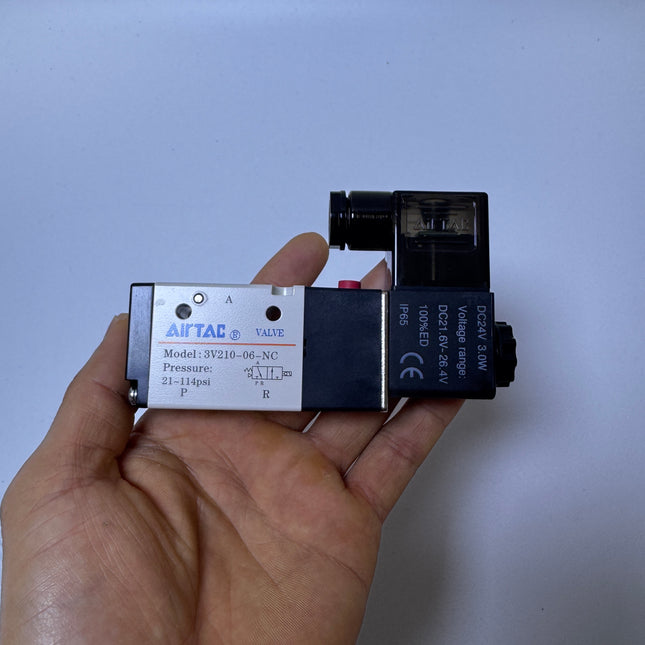Airtac 3V210-06-NC: Solenoid valve(3/2 way) - 3V21006NCBT