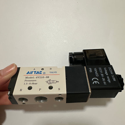 Airtac 4V210-08: Solenoid Air Valve - 4V21008BG-W