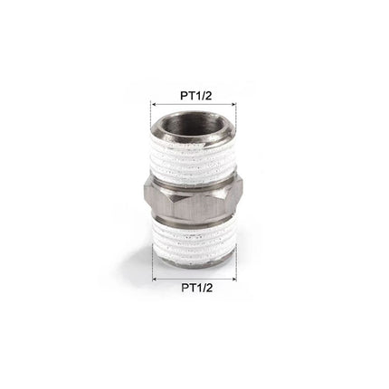 Airtac: Stainless Steel Threaded Pipe Fittings - BB0404-S