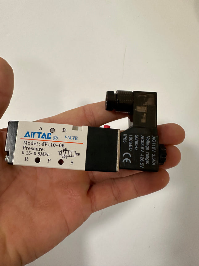 Airtac 4V110-06: Solenoid Air Valve - 4V11006C-W