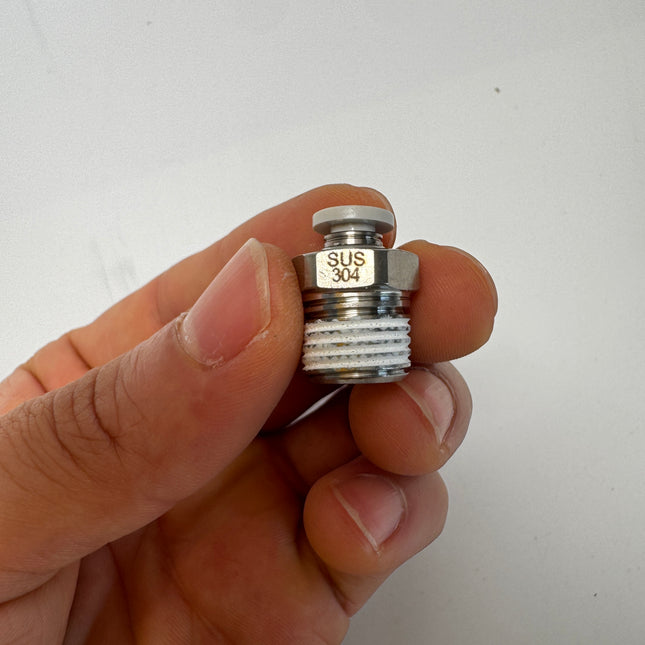 Airtac PC: Male connector--One-touch fittings(stainless steel) - PC402-S