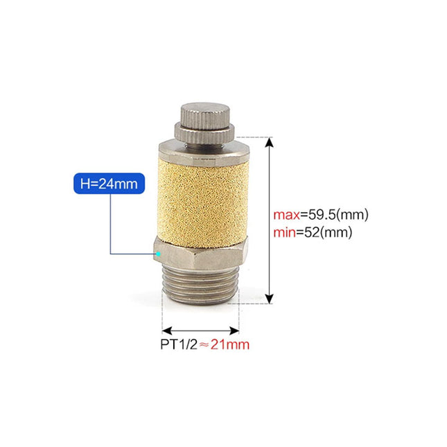 Airtac BESL: Pneumatic Silencer  - BESL04