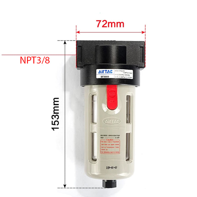 Airtac BF: Air Preparation Filter - BF3000T