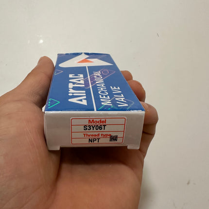 Airtac S3Y-06: Manual Valve. 3 Way - S3Y06T