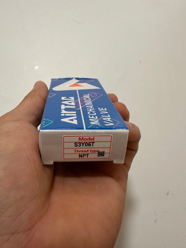 Airtac S3Y-06: Manual Valve. 3 Way - S3Y06T