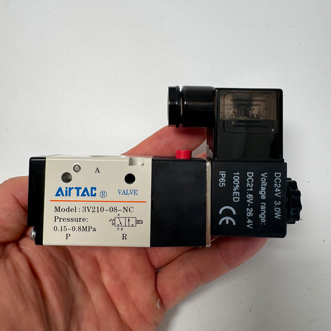 Airtac 3V210-08-NC: Solenoid valve(3/2 way) - 3V21008NCB
