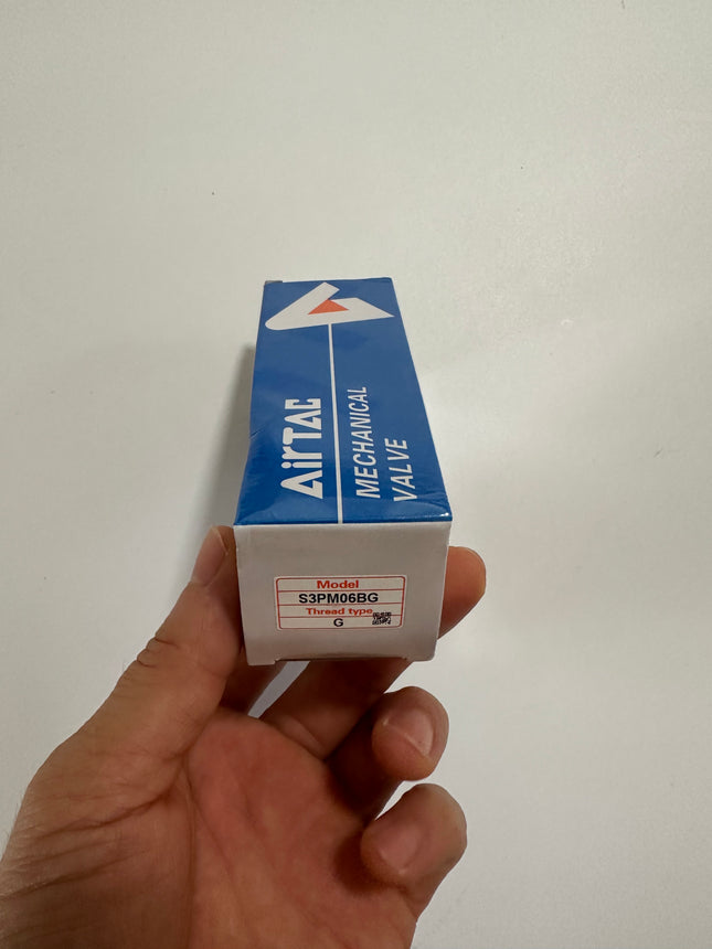 Airtac S3PM-06: Manual Valve. 3 Way - S3PM06BG