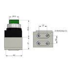 Airtac CM3HD-05: Manual Valve. 5 Way - CM3HD05G
