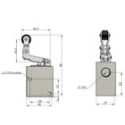 Airtac CM3L-08: Manual Valve. 3 Way - CM3L08G
