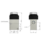 Airtac CM3PF-08: Manual Valve. 3 Way - CM3PF08YT
