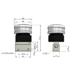 Airtac CM3PMS-06: Manual Valve. 3 Way - CM3PMS06RT