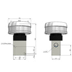 Airtac CM3PMX-08: Manual Valve. 3 Way - CM3PMX08GG