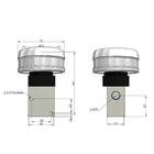 Airtac CM3PMX-08: Manual Valve. 3 Way - CM3PMX08YT