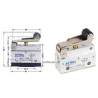 Airtac CM3R-06: Manual Valve. 3 Way - CM3R06