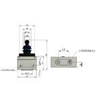 Airtac CM3V-05: Manual Valve. 3 Way - CM3V05