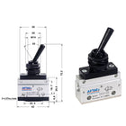 Airtac CM3Y-06: Manual Valve. 3 Way - CM3Y06