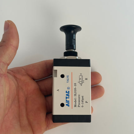 Airtac 3L310-10: Push Pull Valve. 3 Way - 3L31010T