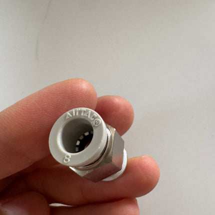 Airtac PC: Push Lock Fitting. Male Connector - PC802