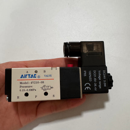 Airtac 4V210-08: Solenoid Air Valve - 4V21008B