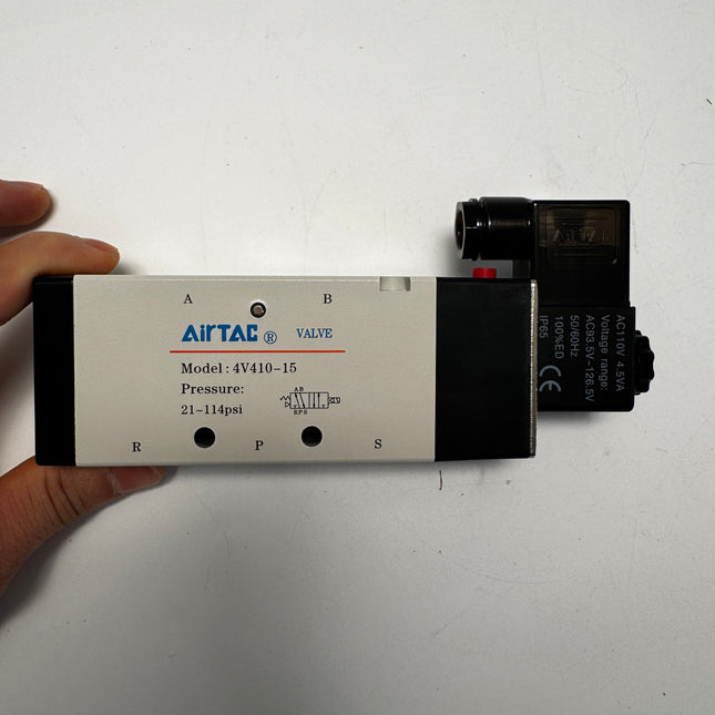 Airtac 4V410-15: Solenoid Air Valve - 4V41015CT